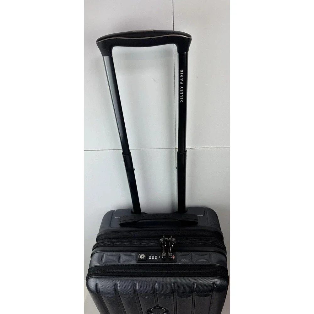 Delsey Paris Shadow 6.0 Carry-on Front Pocket Spinner Suitcase Luggage